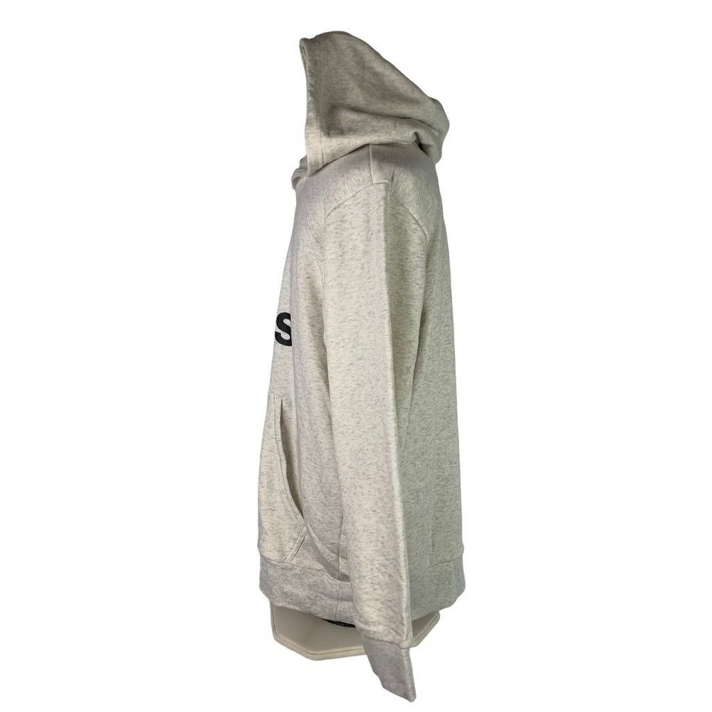 XL Adidas Men's New Pullover Sweatshirt Hoodie Gray Heathered Knit - Picture 4 of 8
